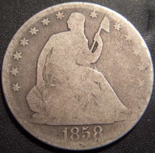 1858-O Seated Half Dollar - Good