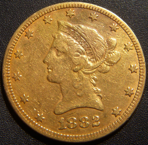 1882 $10 Gold Piece - Very Fine