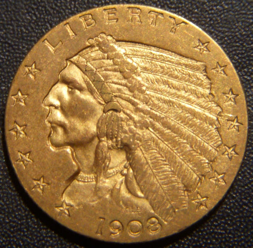 1908 $2.50 Gold Piece - Very Fine