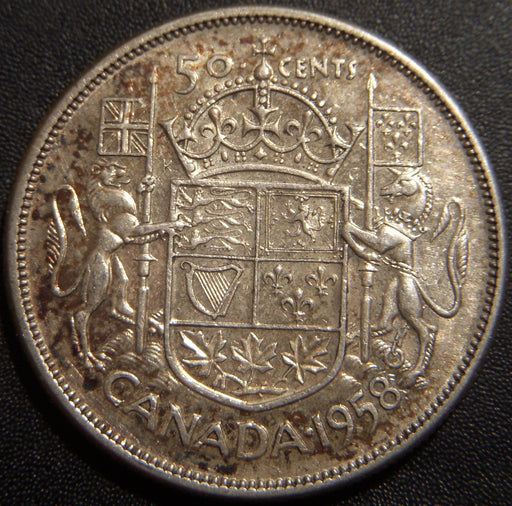 1958 Canadian Half Dollar - Extra Fine