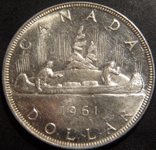 1961 Canadian Dollar - AU/Unc