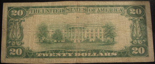 1929 $20 National Bank Note - Elwood, IN Bank# 4675