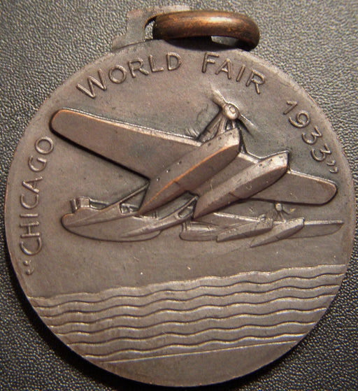1933 Chicago World Fair "Balbo Seaplane" Medal