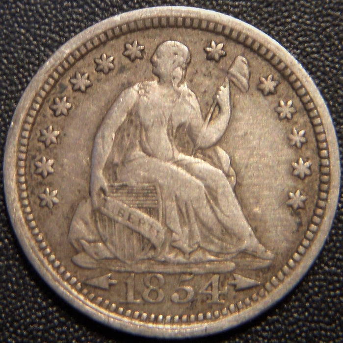 1854 Seated Half Dime - Fine