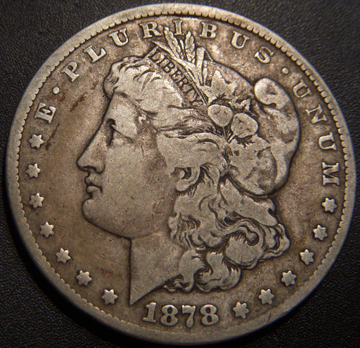 1878-CC Morgan Dollar - Very Good