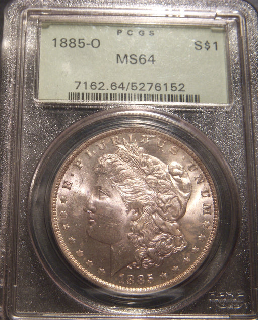 1885-O Morgan Dollar - PCGS MS64