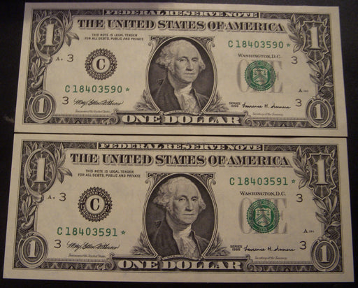 1999 (C) $1 Federal Reserve Note - FR#1924C* Star Note
