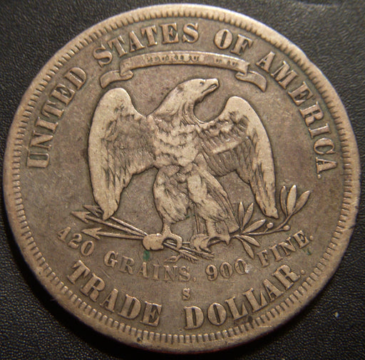 1877-S Trade Dollar - Fine
