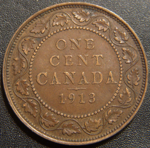1913 Canadian Large Cent - Extra Fine