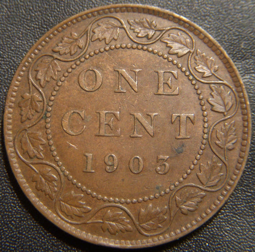 1903 Canadian Large Cent - Extra Fine