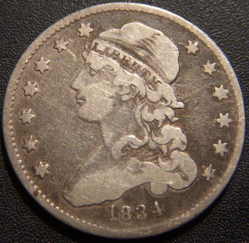 1834 Bust Quarter - Very Good