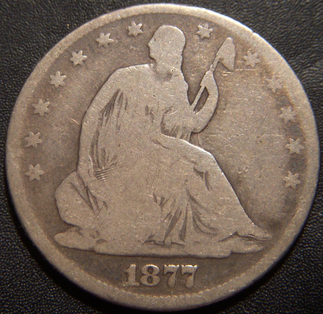1877 Seated Half Dollar - Good