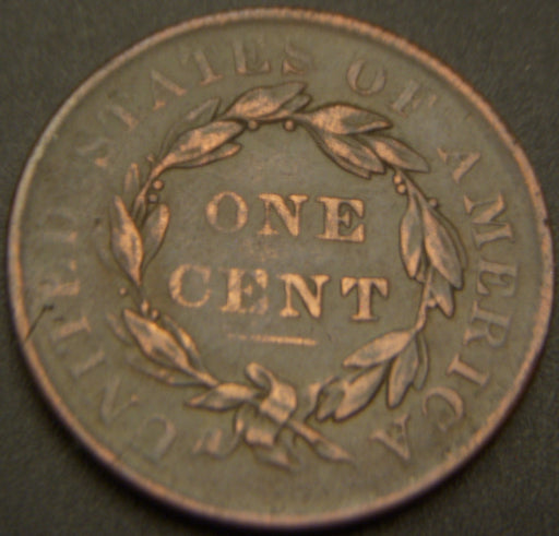 1835 Large Cent - VF Sm 8