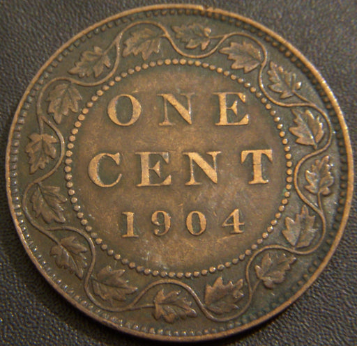1904 Canadian Large Cent - Very Fine