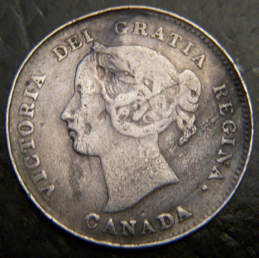 1899 Canadian Silver Five Cent - Fine