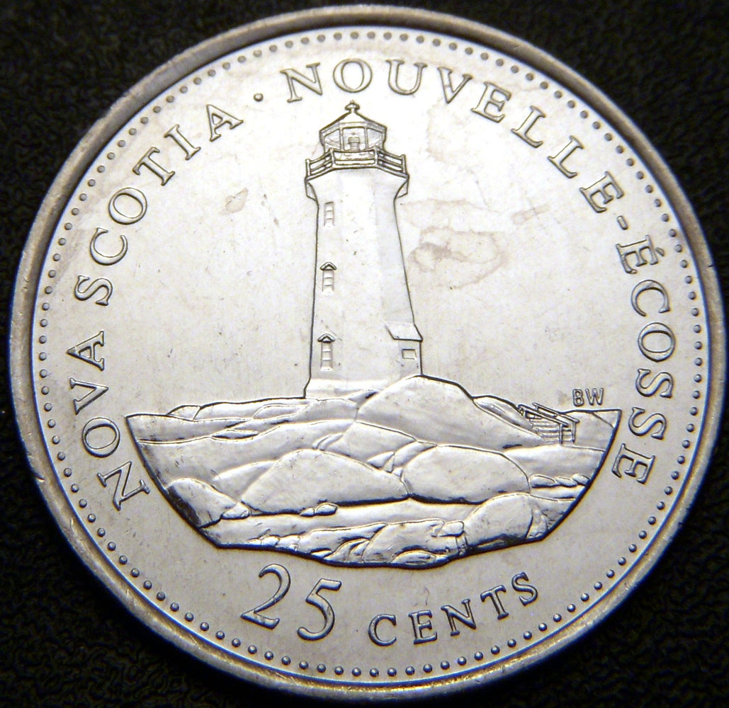 1992 Nova Scotia Quarter - Very Fine or Better