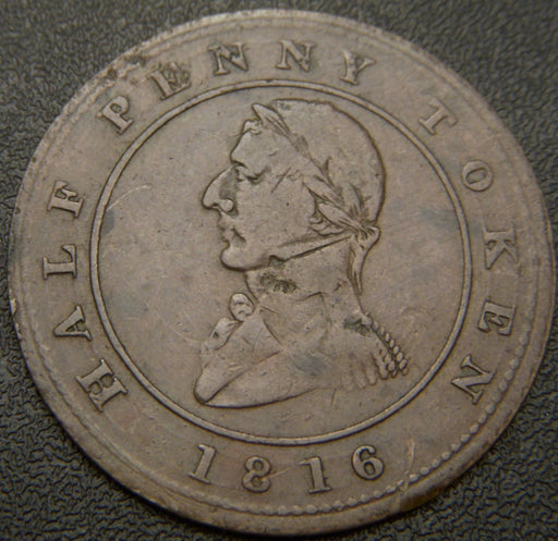 1816 Half Penny - Montreal Token
