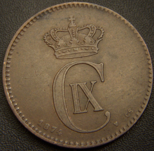 1874 2 Ore - Denmark