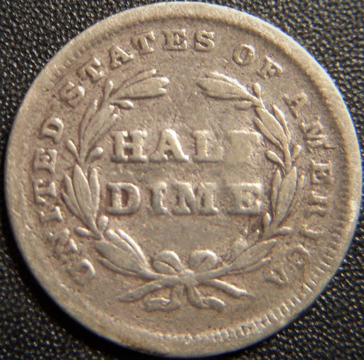 1838 Seated Half Dime - Large Star Fine+