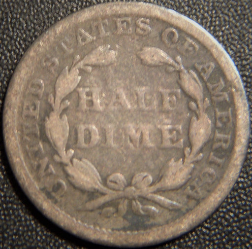 1850 Seated Half Dime - Very Good