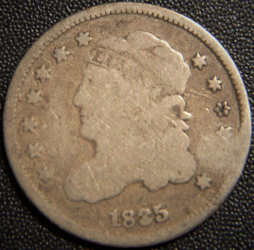1835 Bust Half Dime - Small Date Large 5 Good