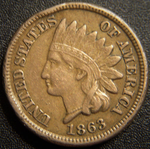 1863 Indian Head Cent - Very Fine