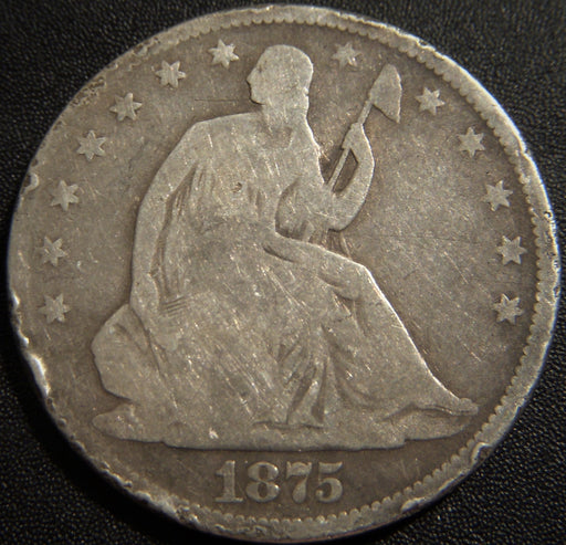 1875 Seated Half Dollar - Good
