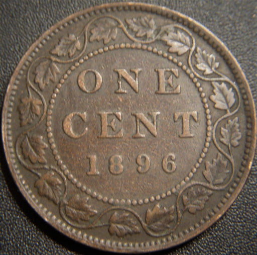 1896 Canadian Large Cent - Fine