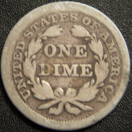 1855 Seated Dime - Good