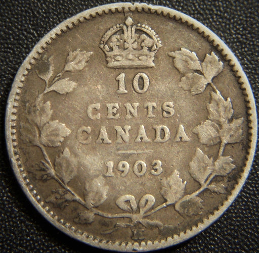1903H Canadian Ten Cent - Very Good