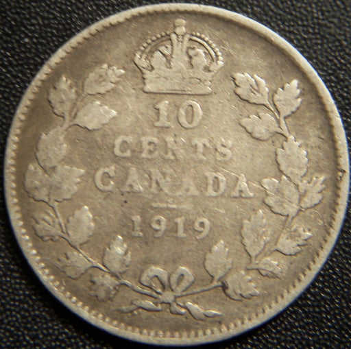 1919 Canadian Ten Cent - Fine