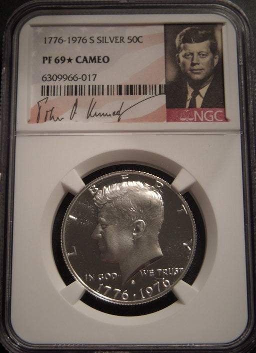 1976-S Kennedy Half Dollar - NGC Silver PF69* Cameo