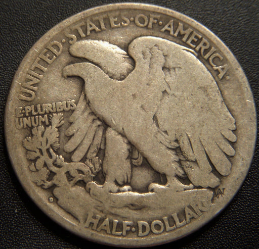 1918-D Walking Half Dollar - Good
