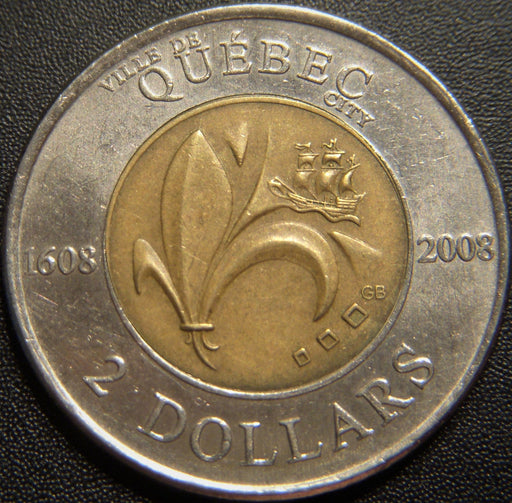 2008 Quebec Canadian $2 - VF to AU