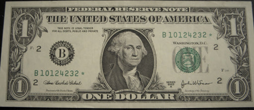 2003A (B) $1 Federal Reserve Note - Star Note FR#1630B*