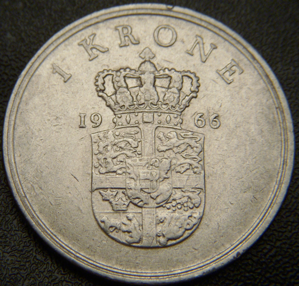 1966 1 Krone - Denmark