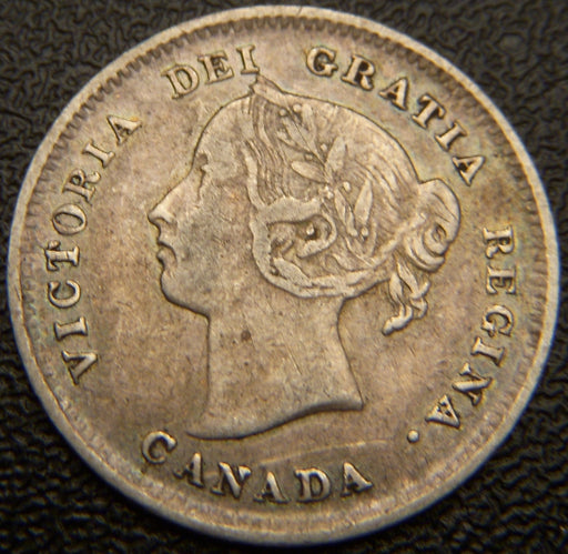 1888 Canadian Silver Five Cent - VF