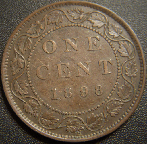 1898H Canadian Large Cent - Extra Fine
