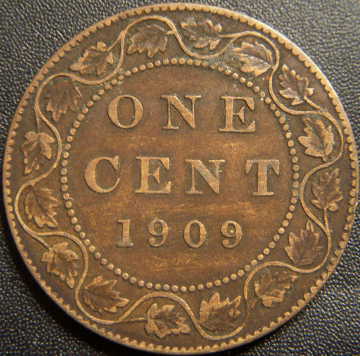 1909 Canadian Large Cent - Very Fine
