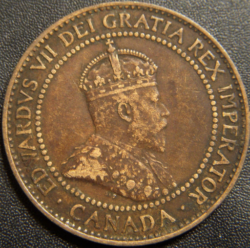 1909 Canadian Large Cent - Very Fine