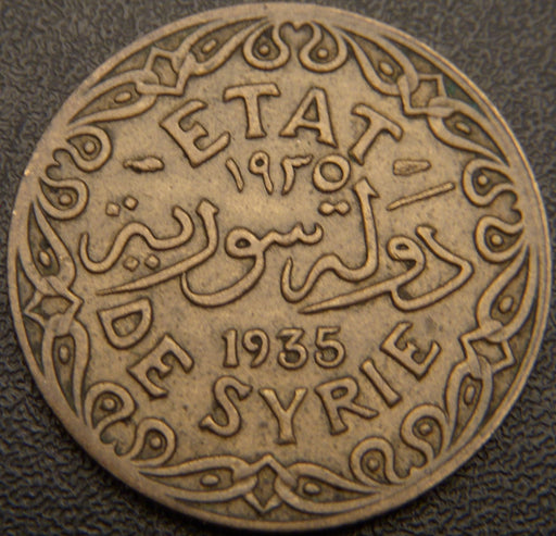 1935a 5 Piastres - Syria
