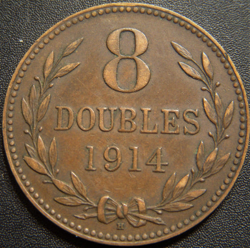 1914H 8 Doubles - Guernsey