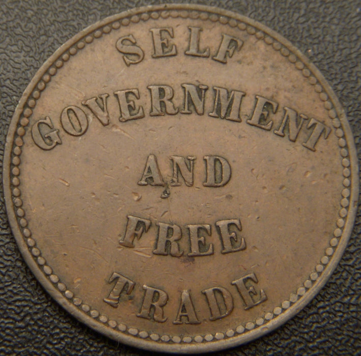1857 Self Gov' & Trade Token