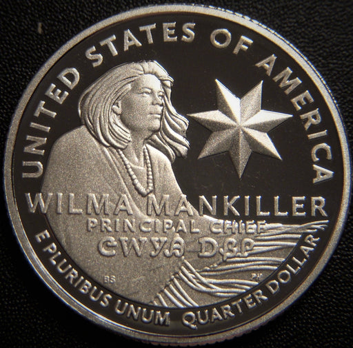 2022-S W. Mankiller Quarter - Silver Proof