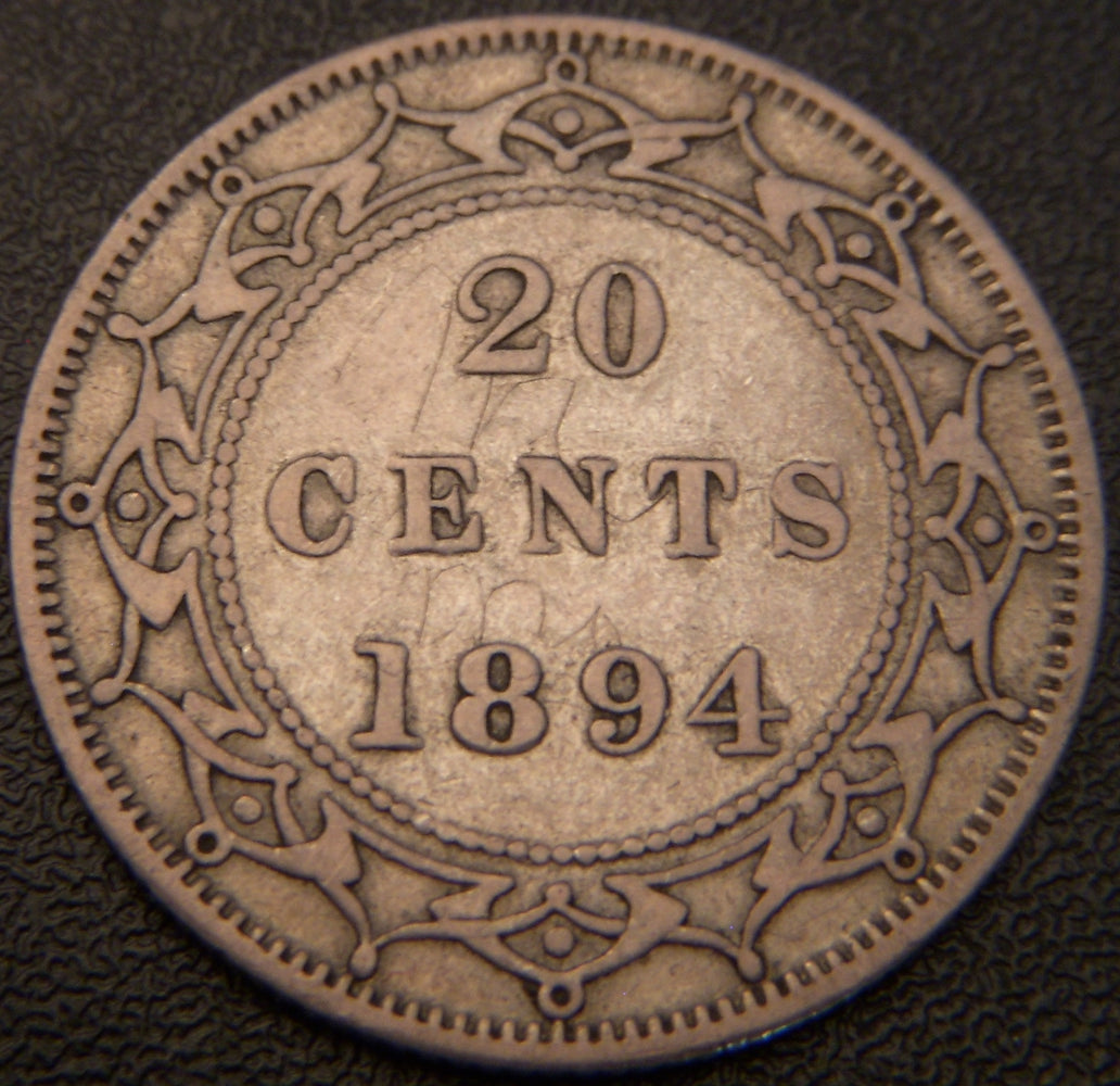 1894 20 Cents - New Foundland