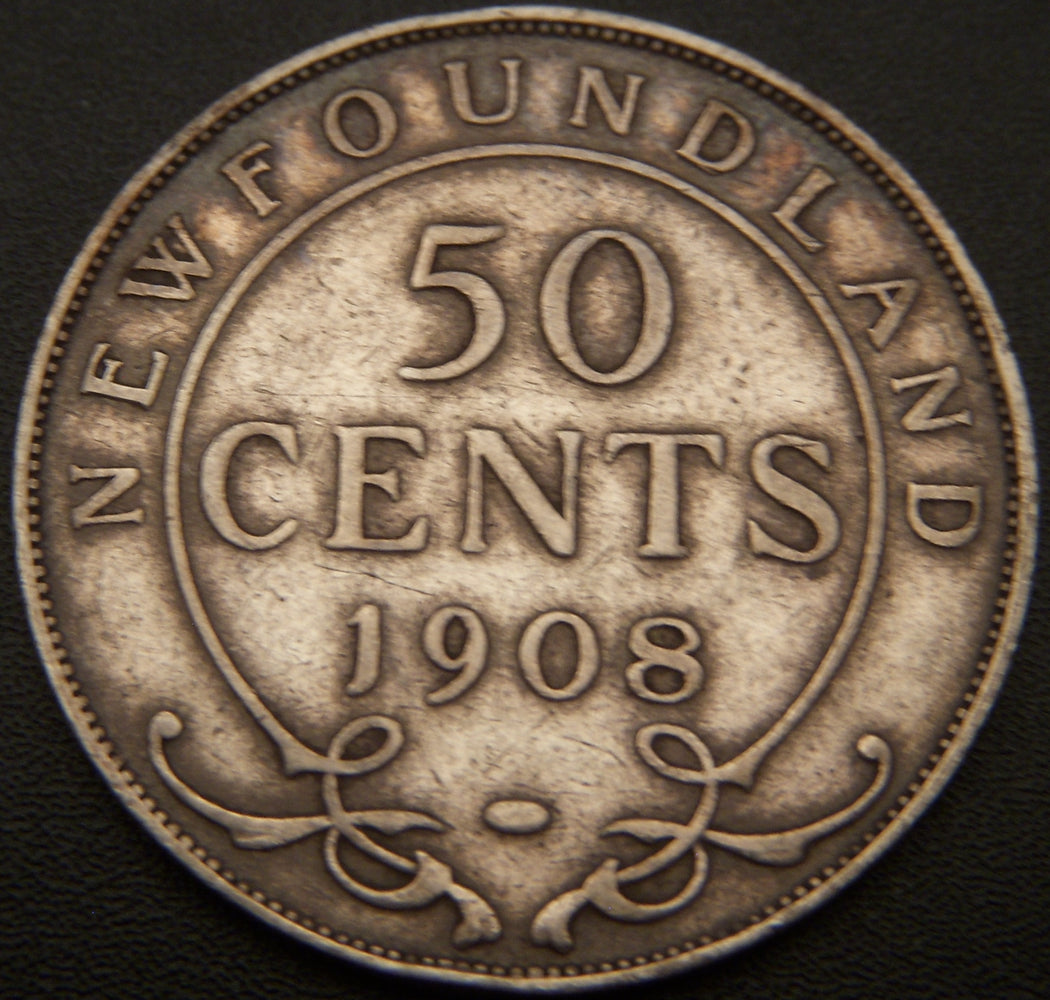 1908 50 Cents NewFoundland