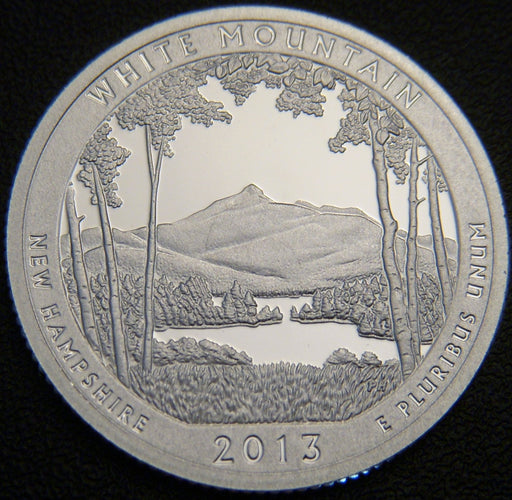 2013-S White Mountain Quarter - Silver Proof