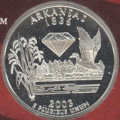 2003-S Arkansas Quarter - Silver Proof