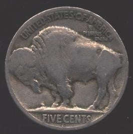 1927-S Buffalo Nickel - Good/VG