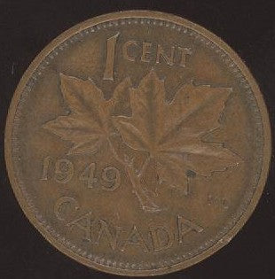 1949 Canadian Cent - VG/Fine